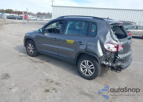 2016 Volkswagen Tiguan S z USA, uszkodzony, nr VIN WVGAV7AX6GW592680
